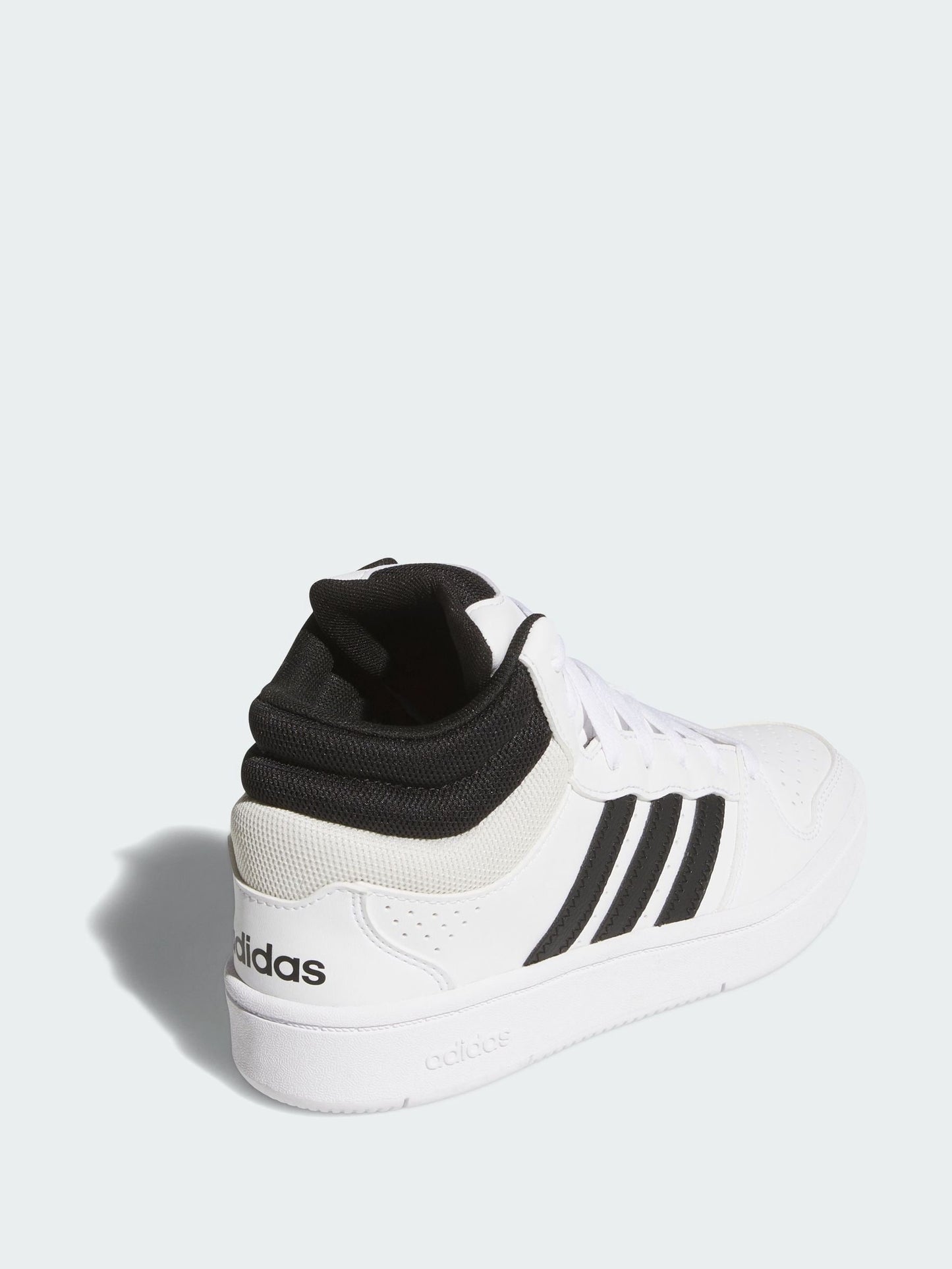 adidas White Hoops Mid Classic Shoes image 2