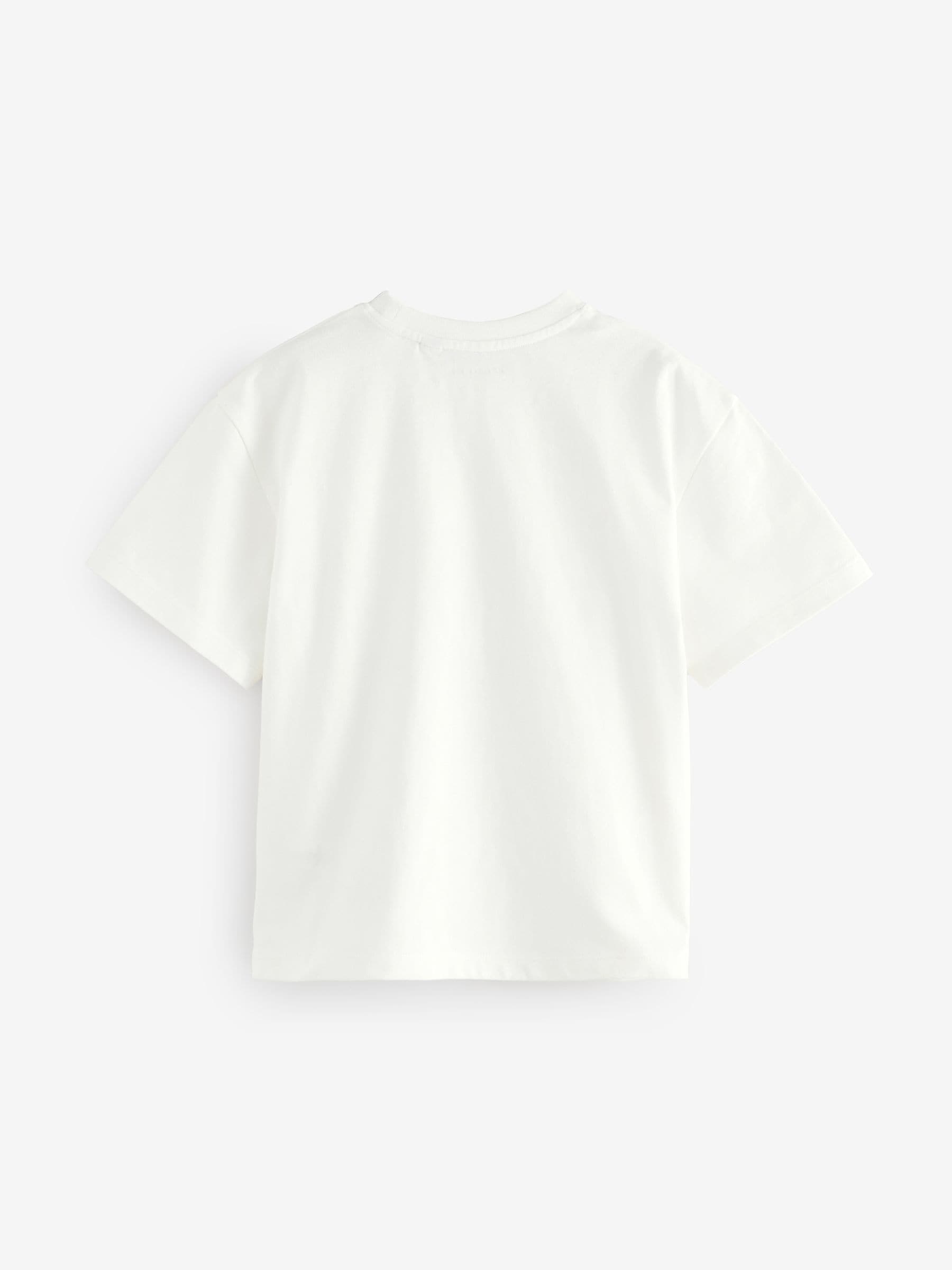 Dsiney Kidz - smALLSAINTS Black/Pink Oversized Girls Logo T-Shirts 3 Pack image 5