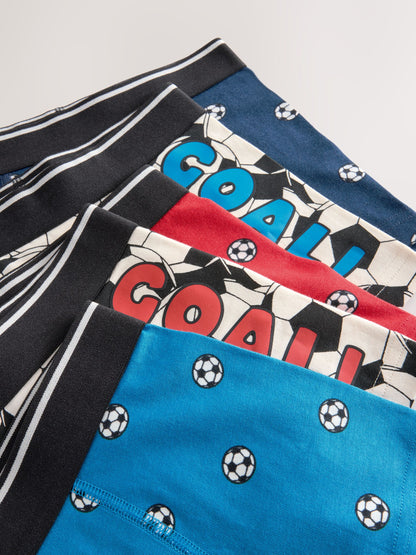 Dsiney Kidz - Red/Blue Football Junior Character Trunks 5 Pack (1.5-16yrs) image 8