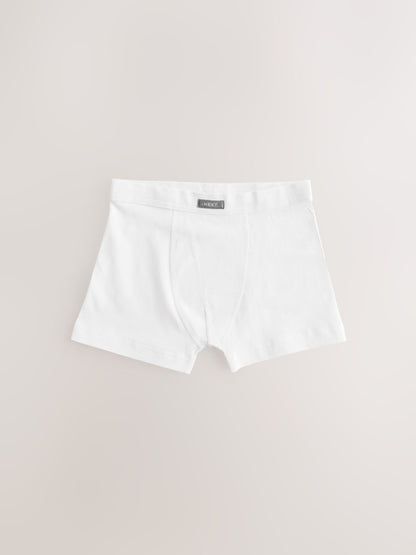 Dsiney Kidz - White Soft Waistband Trunks 5 Pack (1.5-16yrs) image 2