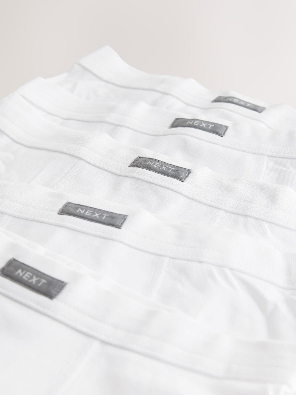 Dsiney Kidz - White Soft Waistband Trunks 5 Pack (1.5-16yrs) image 3