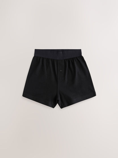 Dsiney Kidz - Black Loose Fit 100% Cotton Boxers 5 Pack (1.5-16yrs) image 4