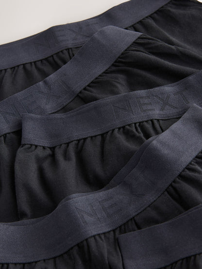 Dsiney Kidz - Black Loose Fit 100% Cotton Boxers 5 Pack (1.5-16yrs) image 8
