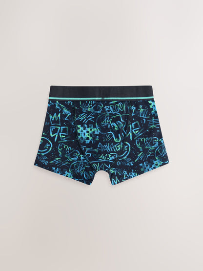 Dsiney Kidz - Multi Grafitti Print Trunks 5 Pack (3-16yrs) image 7
