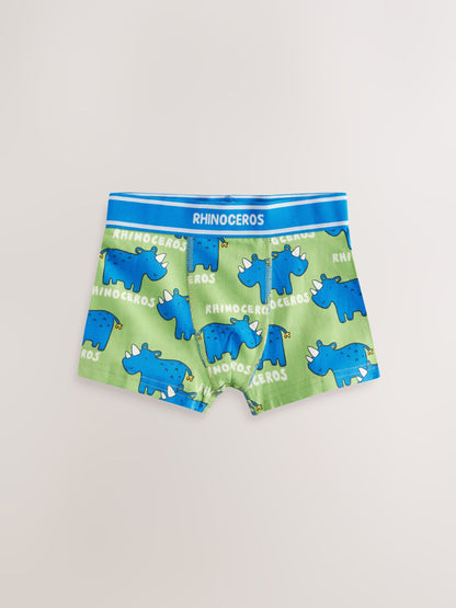 Dsiney Kidz - Primary Animals Boxers Trunks 5 Pack (1.5-10yrs) image 5