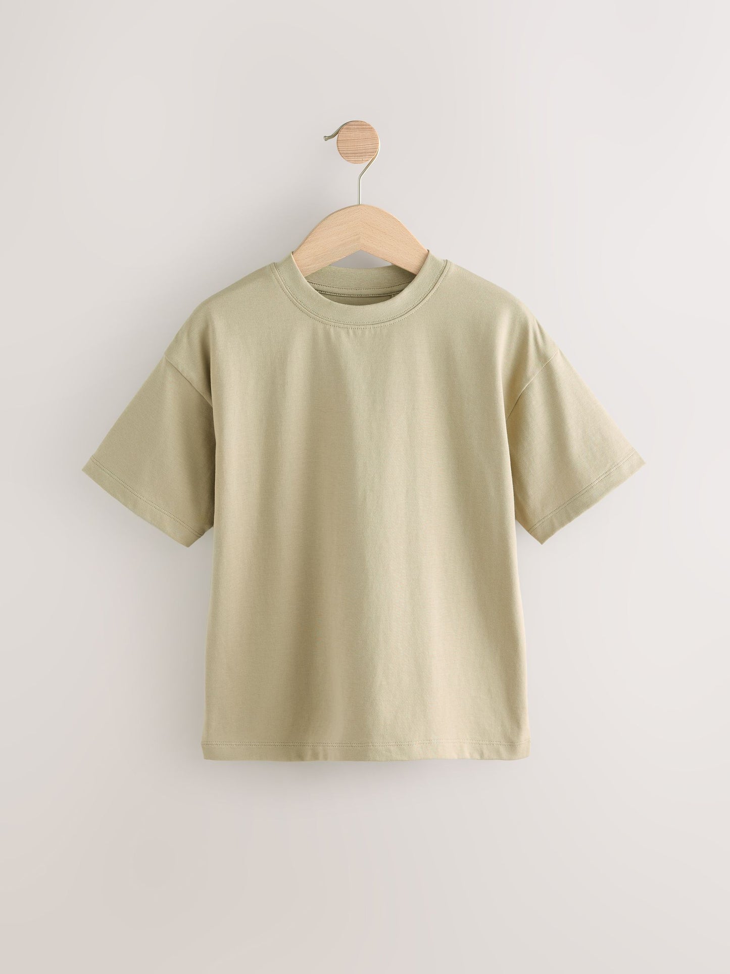 Dsiney Kidz - Khaki Green Relaxed Fit Short Sleeve T-Shirt (3-16yrs) image 1