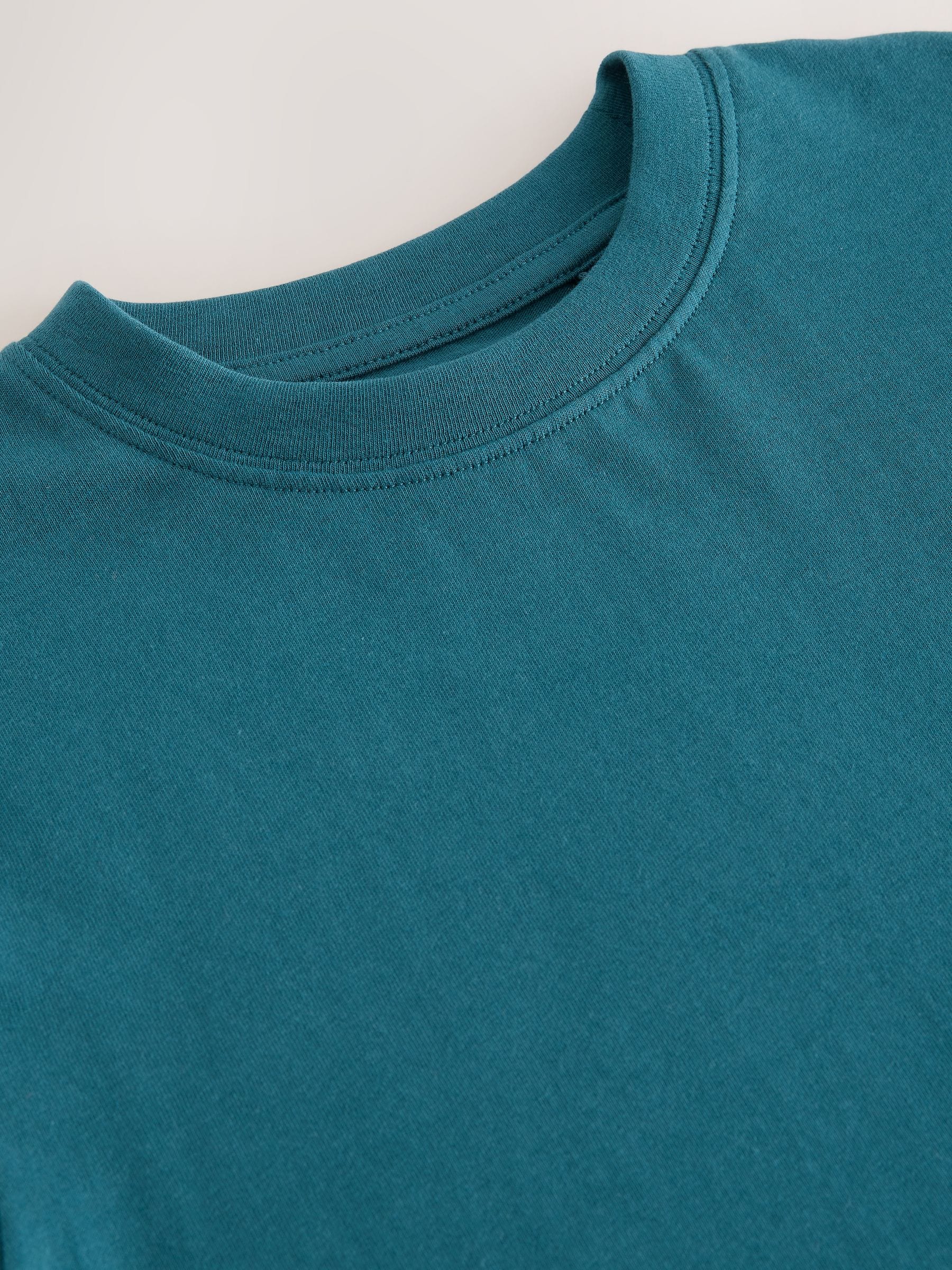 Dsiney Kidz - Teal Blue Regular Fit Short Sleeve T-Shirt (3-16yrs) image 3