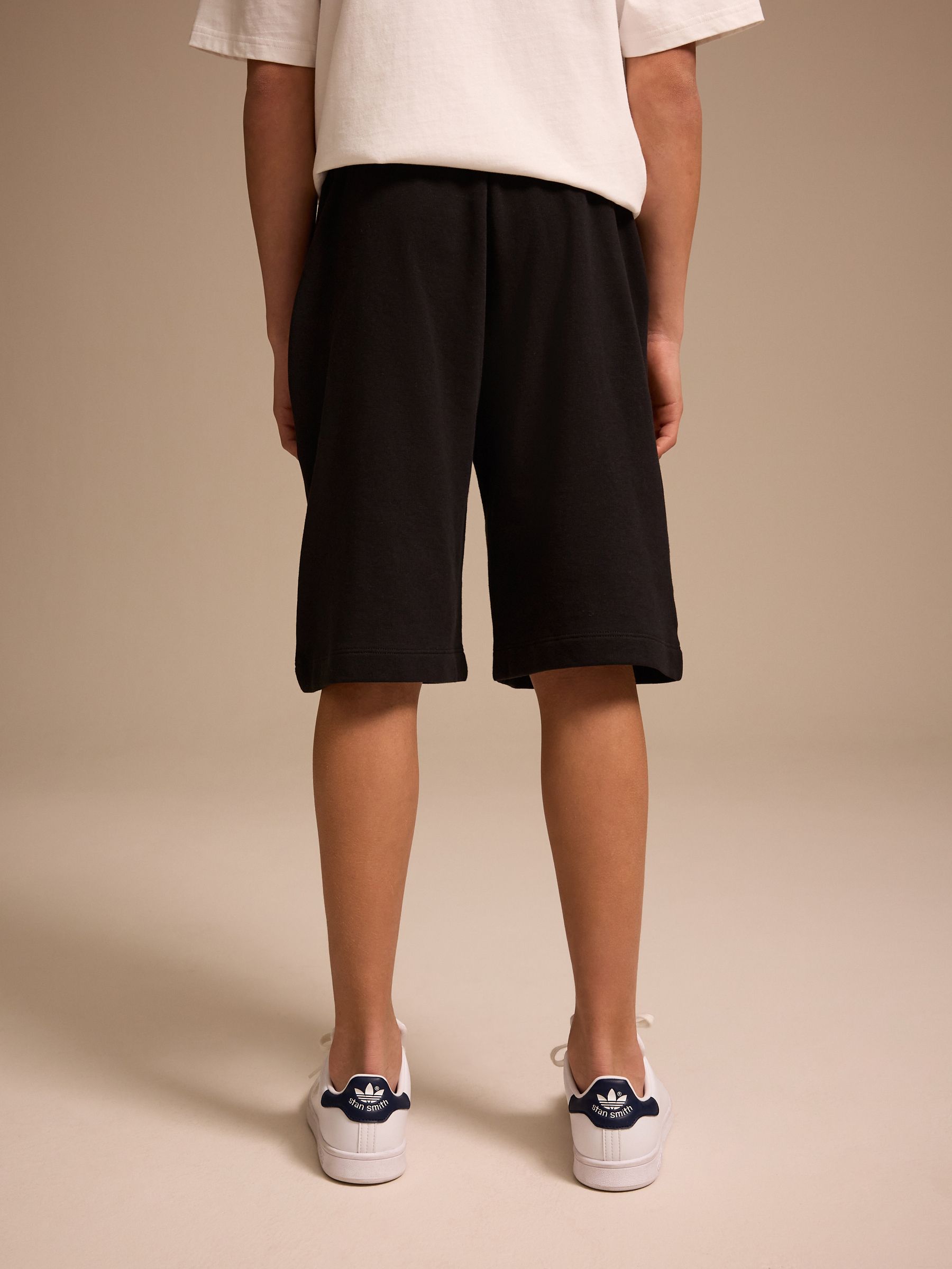 Dsiney Kidz - Black Loose Fit Basic Shorts (3-16yrs) image 3