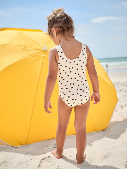 Ecru Spot Rainbow Swimsuit Immediate