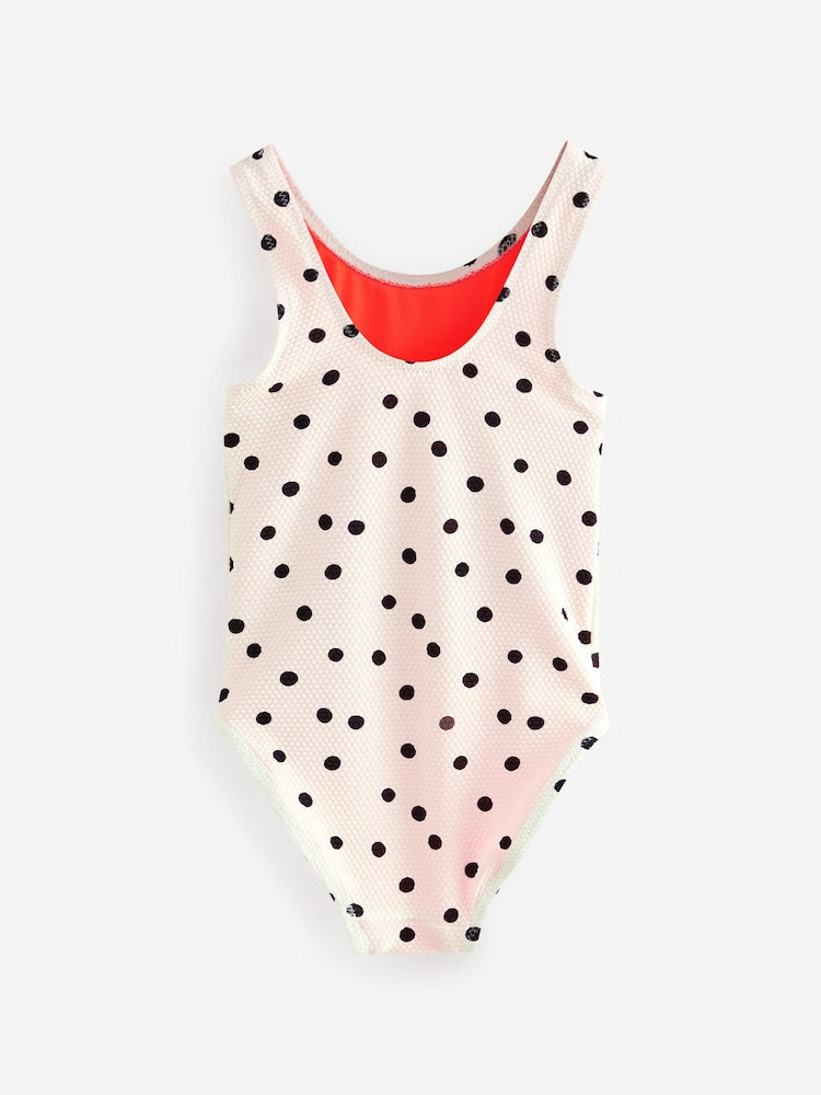 Ecru Spot Rainbow Swimsuit Immediate