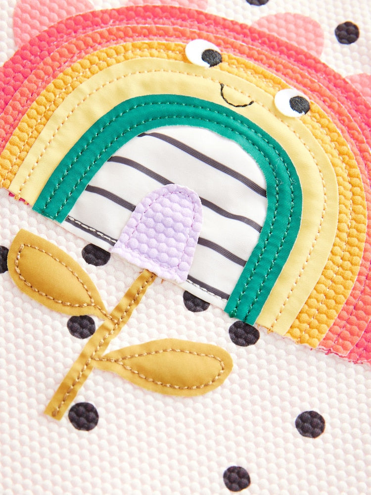 Ecru Spot Rainbow Swimsuit Immediate