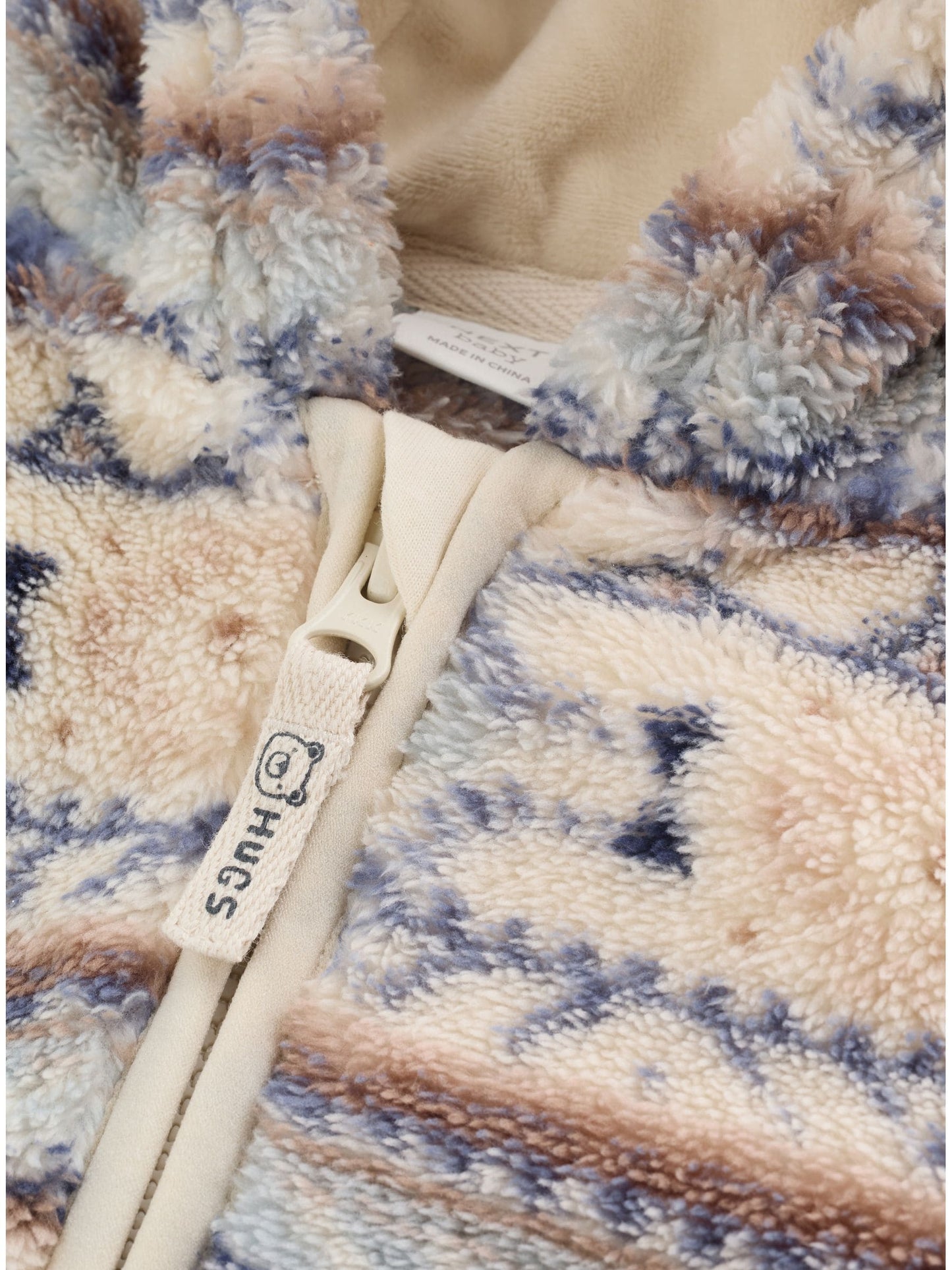 Blue Fleece Zip Through Baby Jacket (0mths-2yrs)