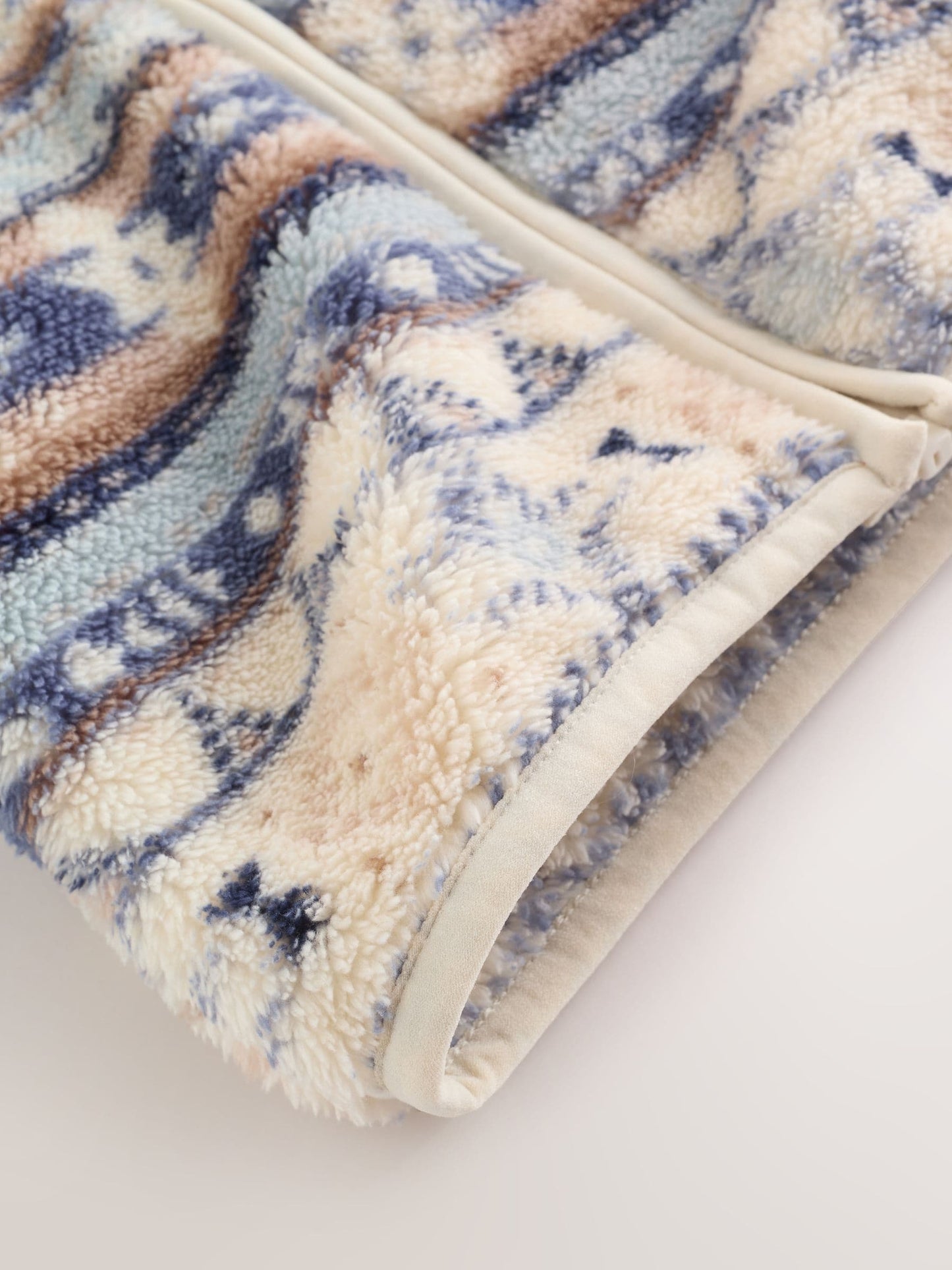 Blue Fleece Zip Through Baby Jacket (0mths-2yrs)