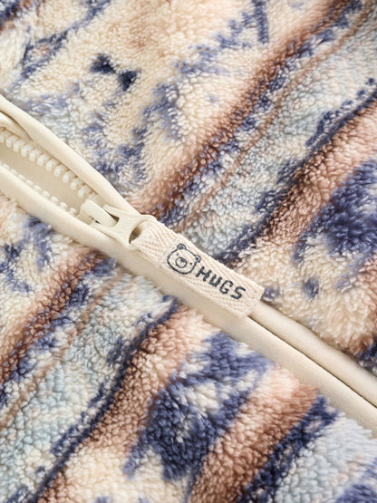 Blue Fleece Zip Through Baby Jacket (0mths-2yrs)