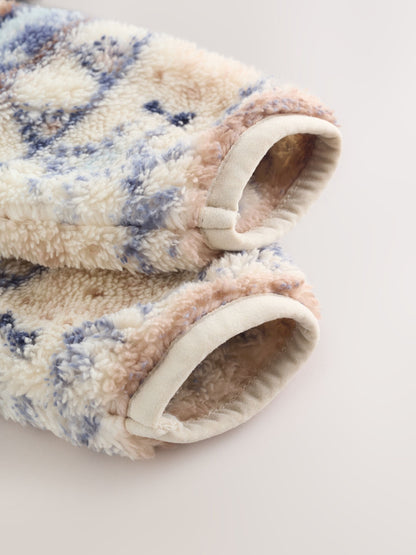 Blue Fleece Zip Through Baby Jacket (0mths-2yrs)