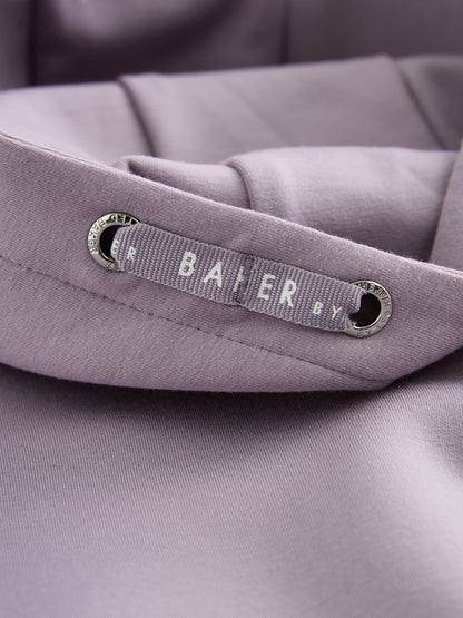 Baker by Ted Baker Lilac Purple Premium Bubble Hem Peplum Hoodie image 10