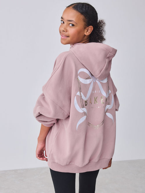 Baker by Ted Baker Oversized Back Print Hoodie image 1