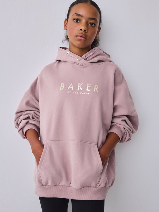 Baker by Ted Baker Oversized Back Print Hoodie image 2