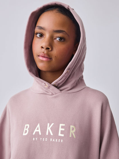 Baker by Ted Baker Oversized Back Print Hoodie image 5