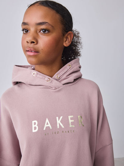 Baker by Ted Baker Oversized Back Print Hoodie image 6