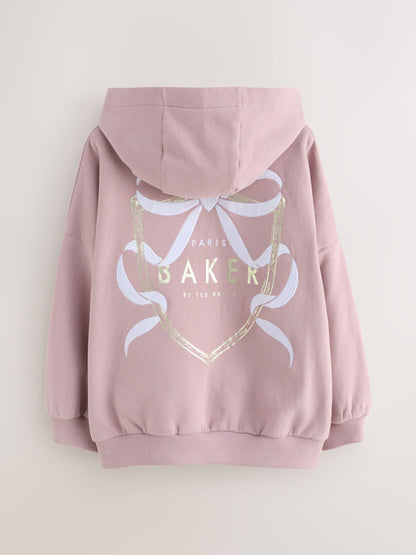 Baker by Ted Baker Oversized Back Print Hoodie image 8