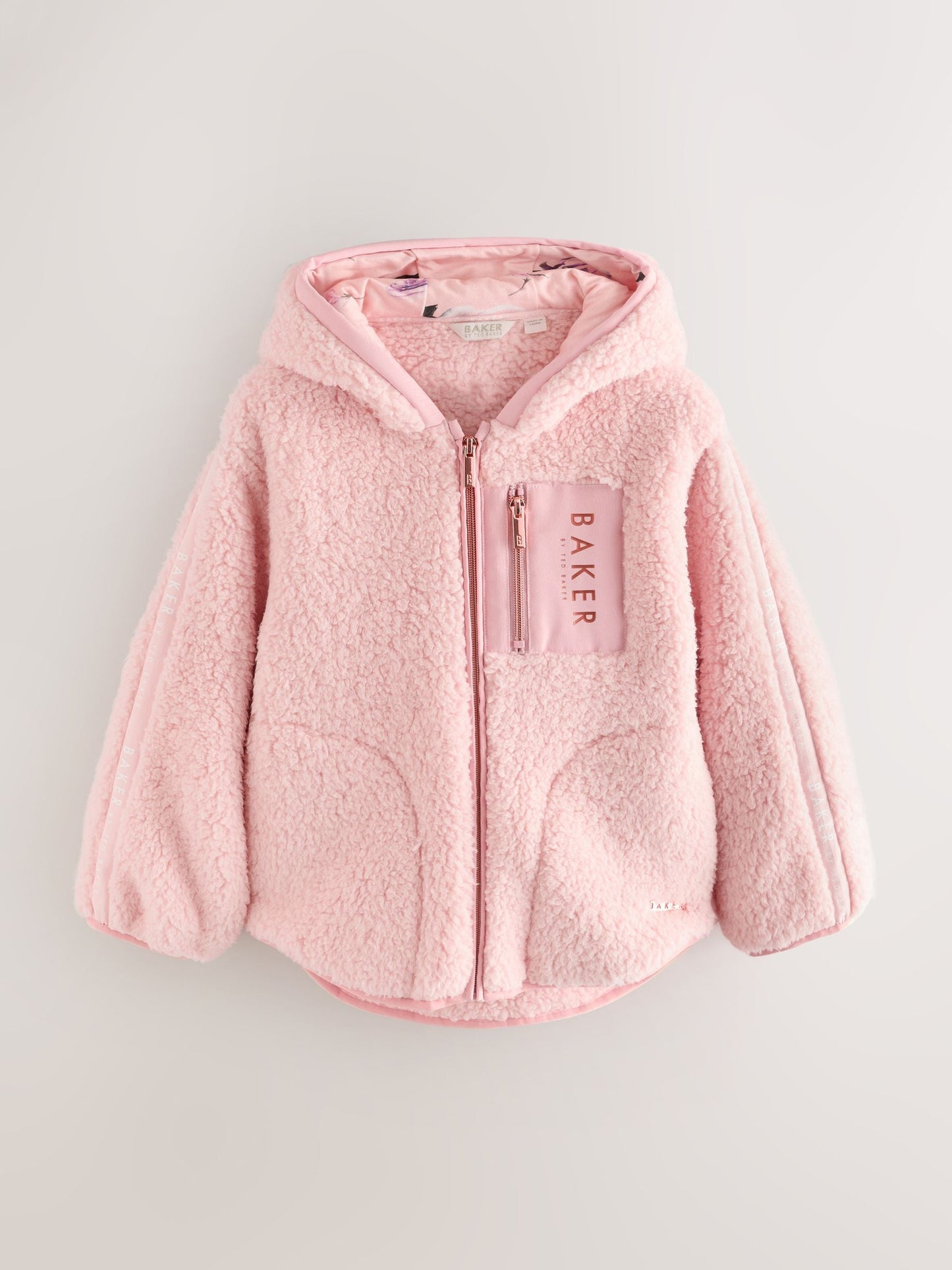 Baker by Ted Baker Zip Through Hooded Fleece Jacket