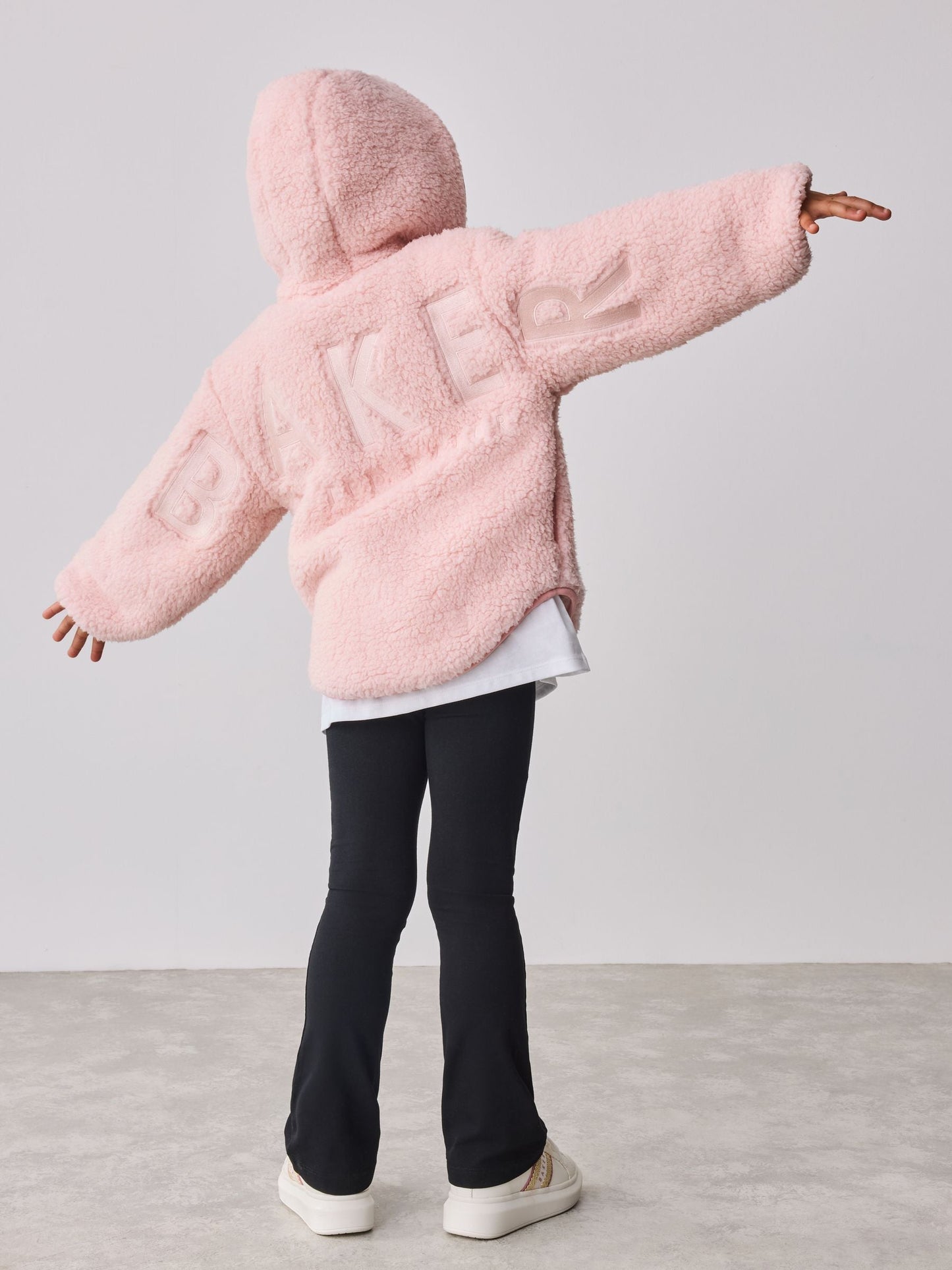 Baker by Ted Baker Zip Through Hooded Fleece Jacket