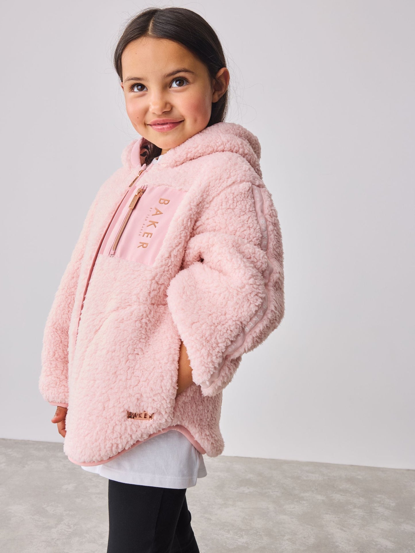 Baker by Ted Baker Zip Through Hooded Fleece Jacket