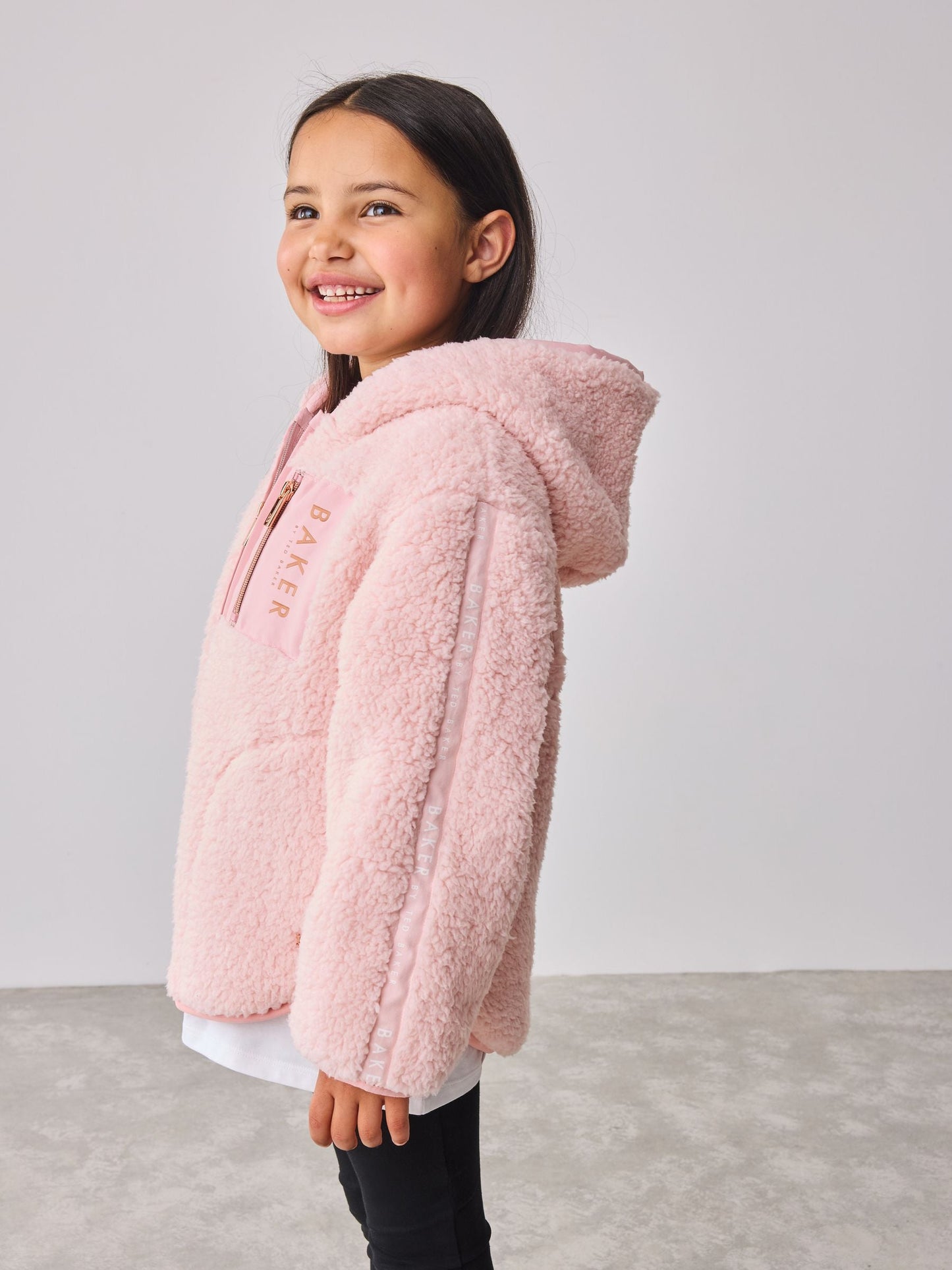 Baker by Ted Baker Zip Through Hooded Fleece Jacket