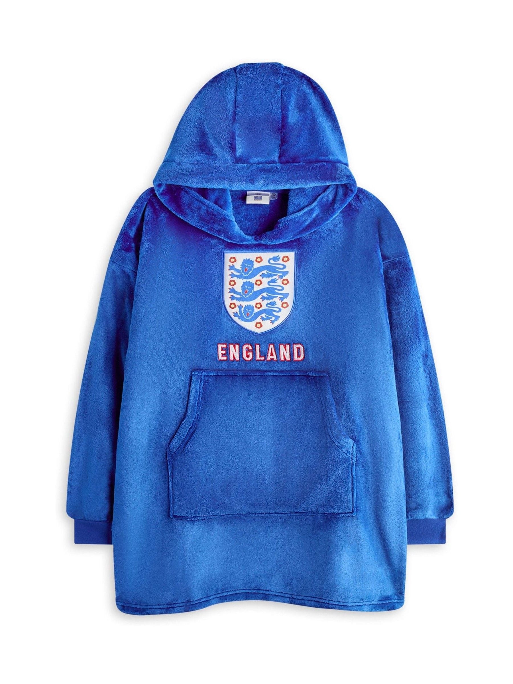 Dsiney Kidz - Vanilla Underground Blue England Football Boys Blanket Hoodie image 1