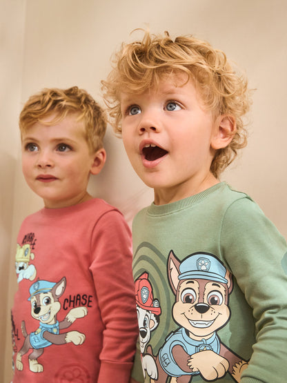 Dsiney Kidz - Green/Blue/Red Paw Patrol Snuggle Pyjamas 3 Pack (9mths-9yrs) image 2