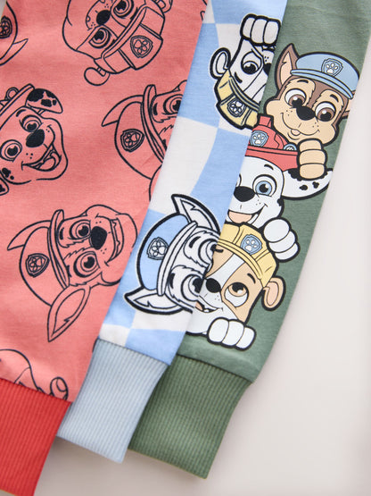Dsiney Kidz - Green/Blue/Red Paw Patrol Snuggle Pyjamas 3 Pack (9mths-9yrs) image 9