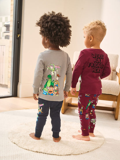 Dsiney Kidz - Multi Toystory Snuggle Pyjamas 2 Pack (9mths-8yrs) image 3