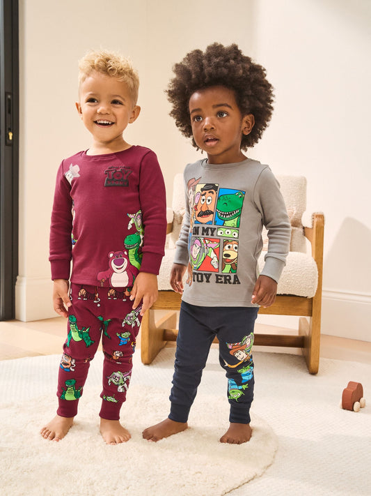 Multi Toystory License Snuggle Pyjamas 2 Pack (9mths-8yrs)