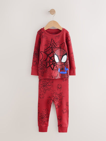 Red Spidey Snuggle Pyjamas 2 Pack (9mths-10yrs) image 5
