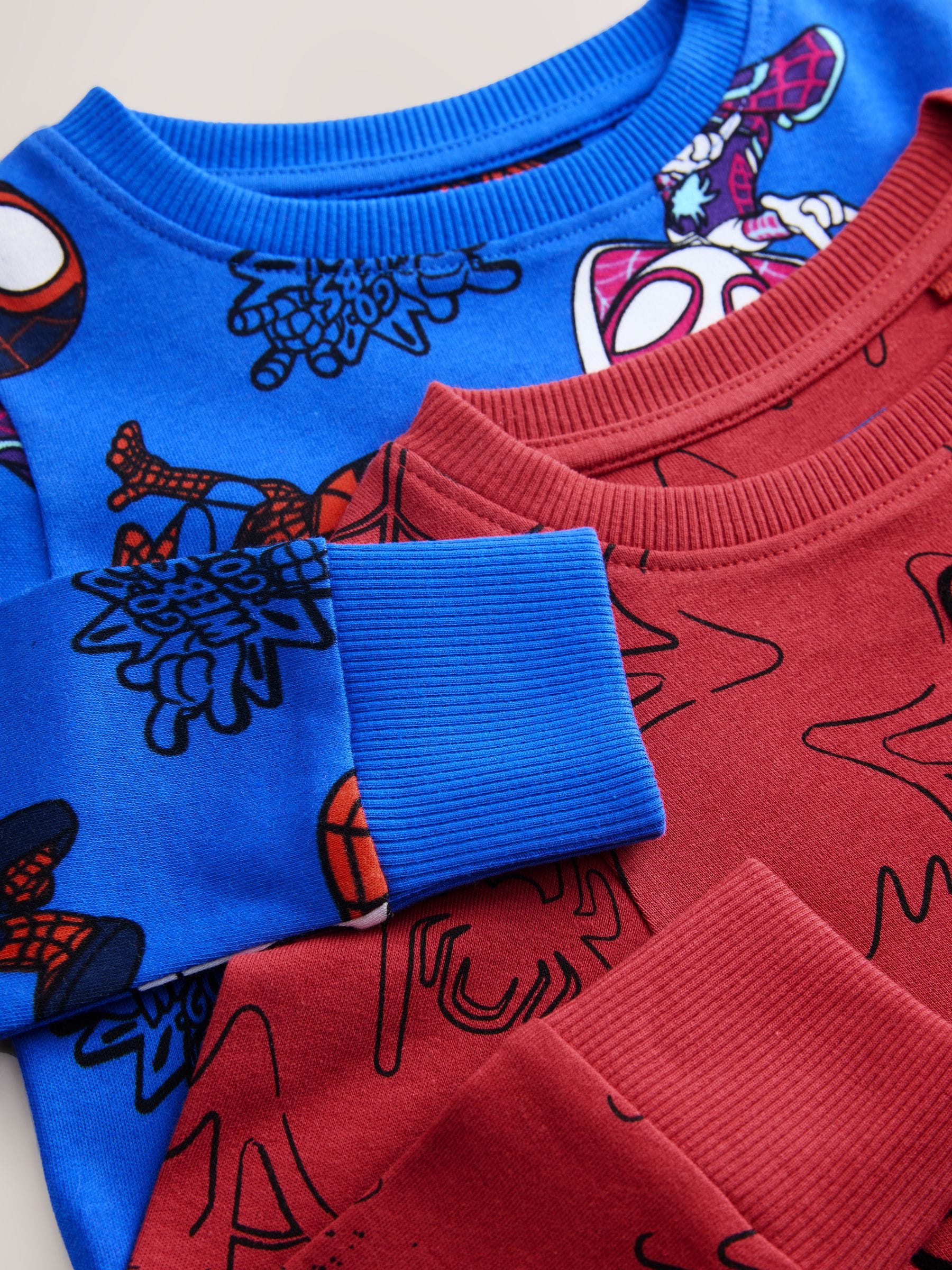 Red Spidey Snuggle Pyjamas 2 Pack (9mths-10yrs) image 8