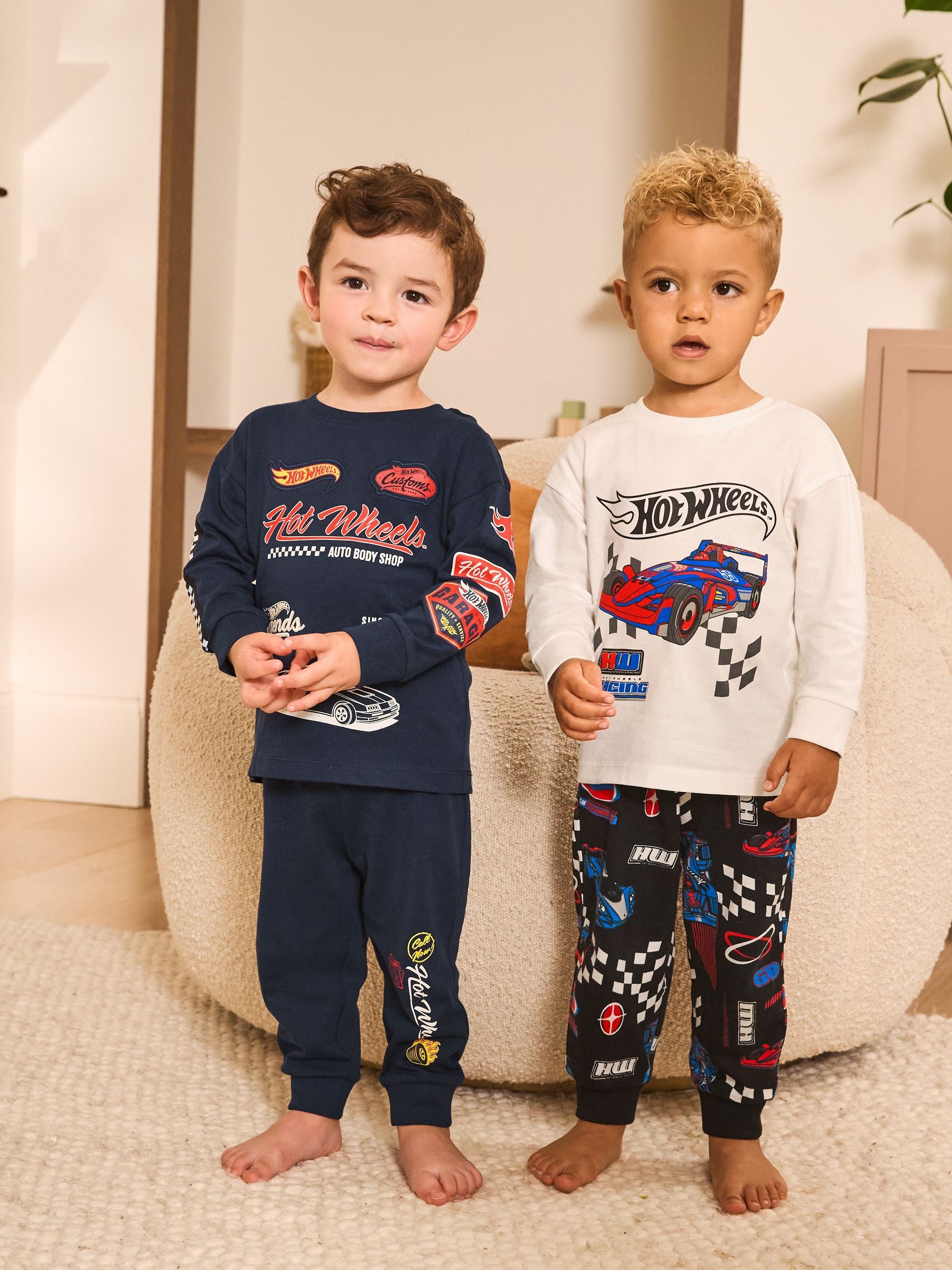 Dsiney Kidz - Multi Hot Wheels Snuggle Pyjamas 2 Pack (9mths-9yrs) image 1