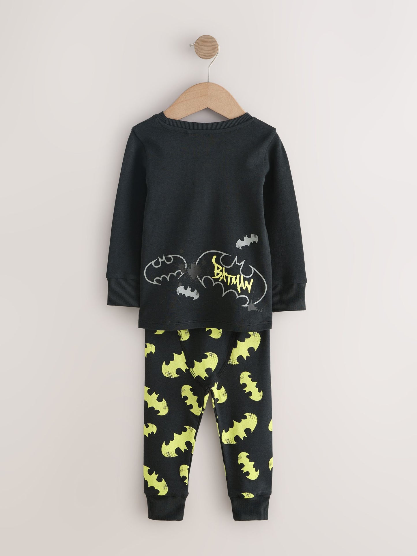 Black Batman Snuggle Pyjamas 2 Pack (9mths-10yrs) image 4