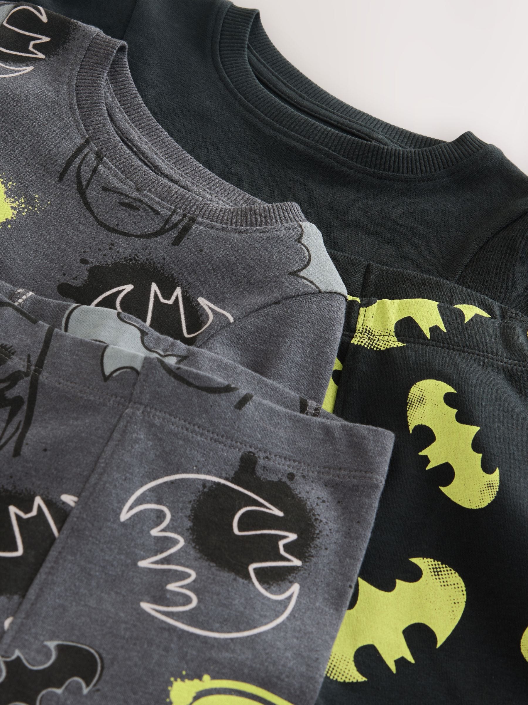Black Batman Snuggle Pyjamas 2 Pack (9mths-10yrs) image 6