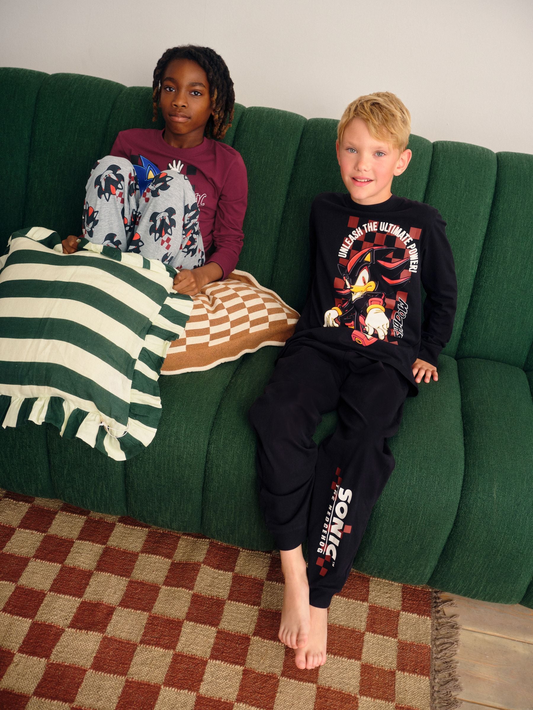 Multi Sonic Jogger Fit Pyjamas 2 Pack (3-14yrs) image 4