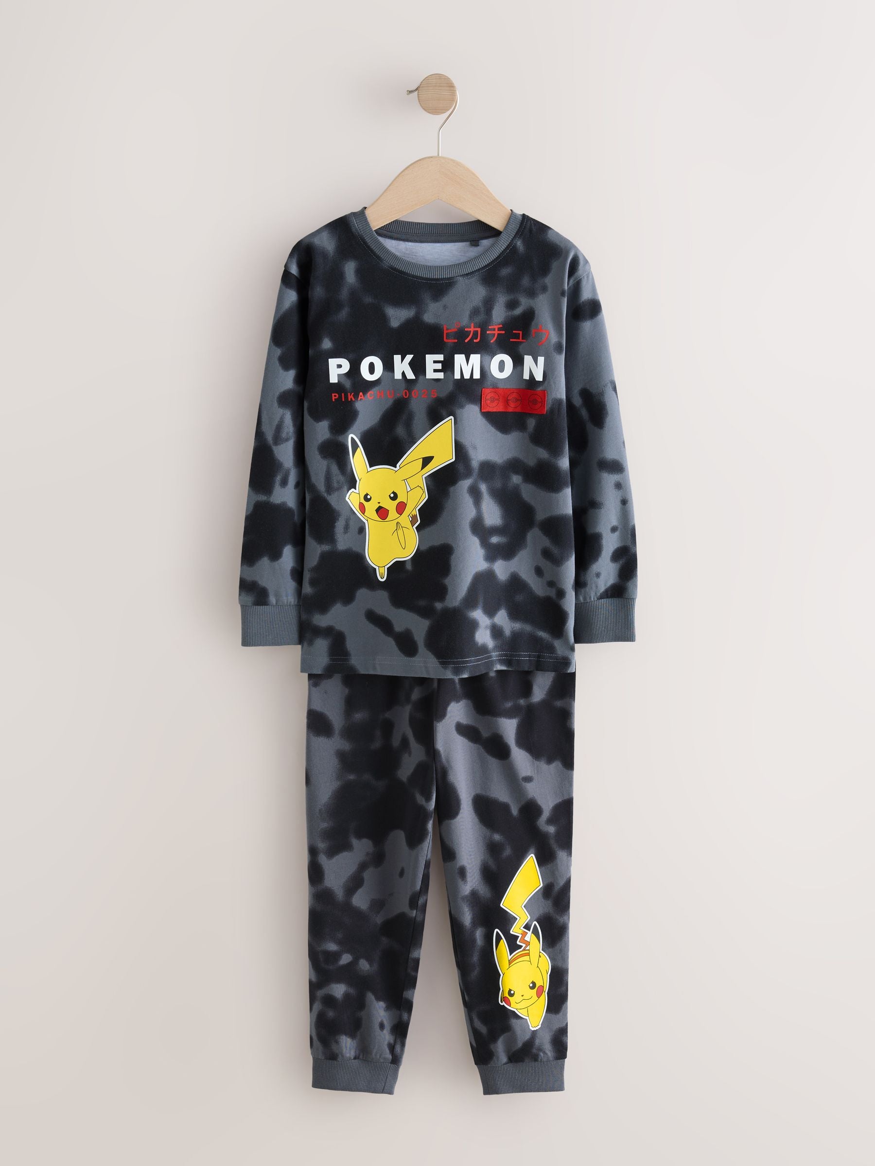 Dsiney Kidz - Blue/Black Pokemon Jogger Pyjamas 2 Pack (3-14yrs) image 2