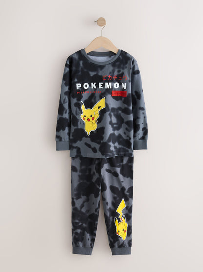 Dsiney Kidz - Blue/Black Pokemon Jogger Pyjamas 2 Pack (3-14yrs) image 2