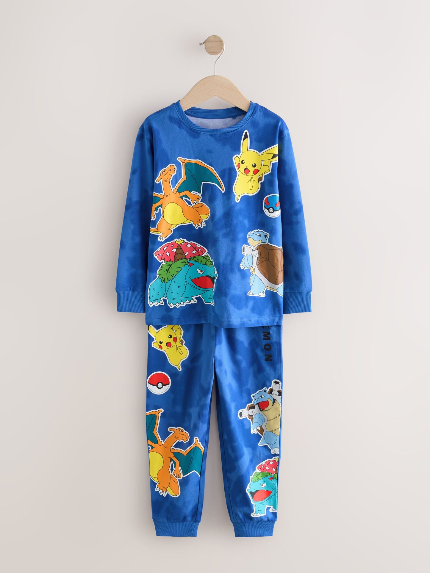 Dsiney Kidz - Blue/Black Pokemon Jogger Pyjamas 2 Pack (3-14yrs) image 3