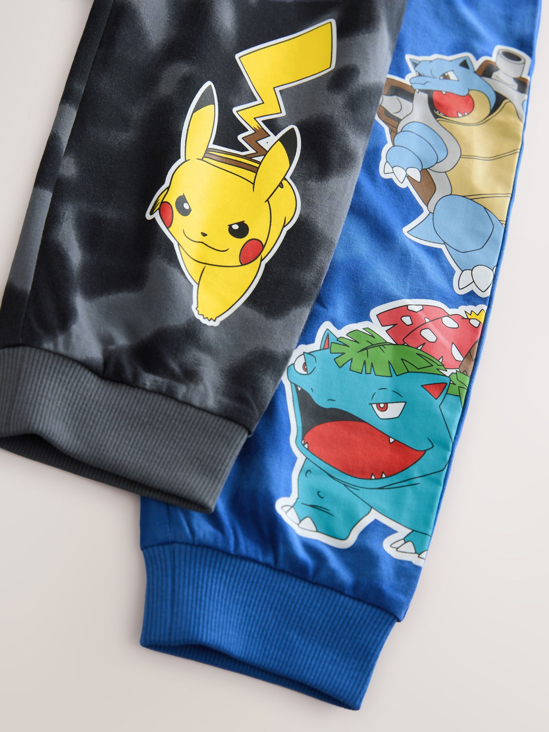Dsiney Kidz - Blue/Black Pokemon Jogger Pyjamas 2 Pack (3-14yrs) image 6