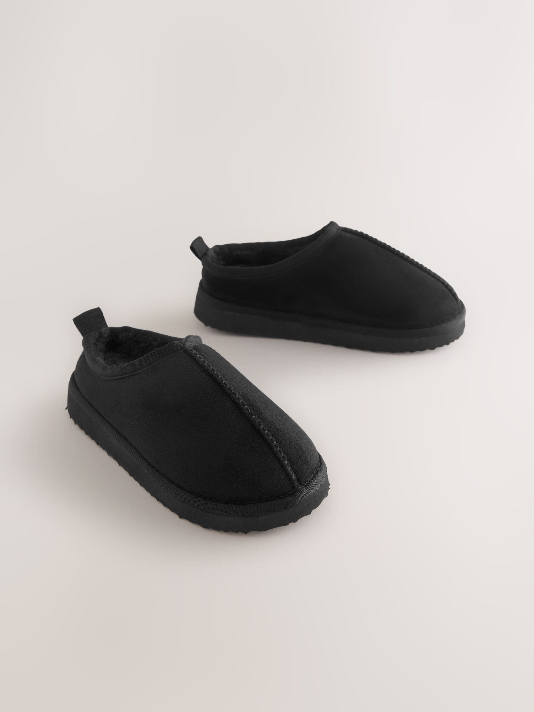 Black Cosy Mule Slippers image 1