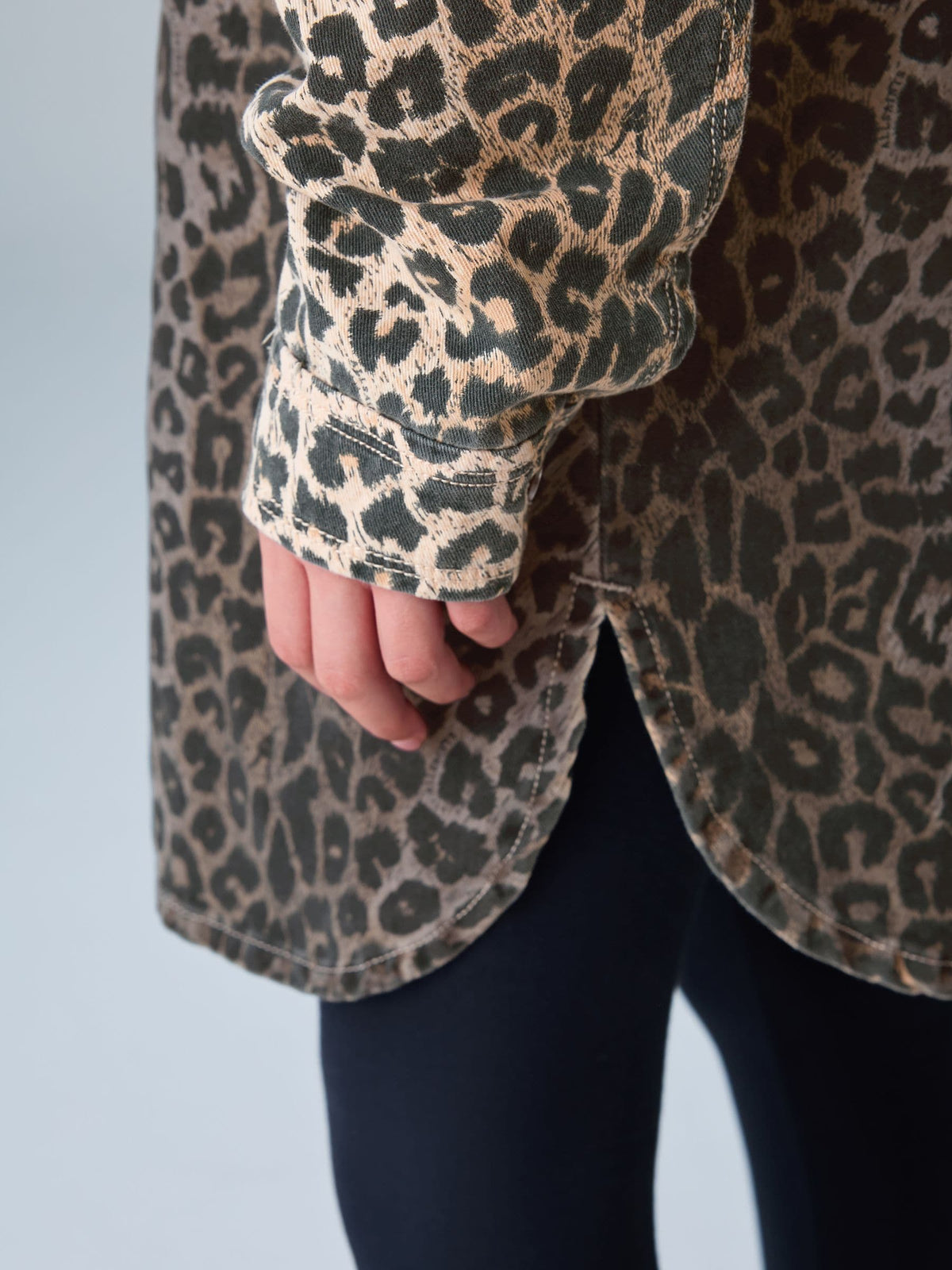 smALLSAINTS Leopard Lily Oversized Shacket - image 5