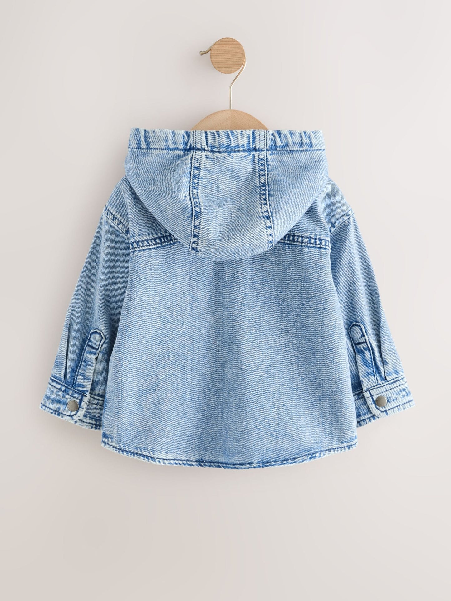 Dsiney Kidz - Mid Blue Denim Hooded Overshirt (3mths-7yrs) image 6
