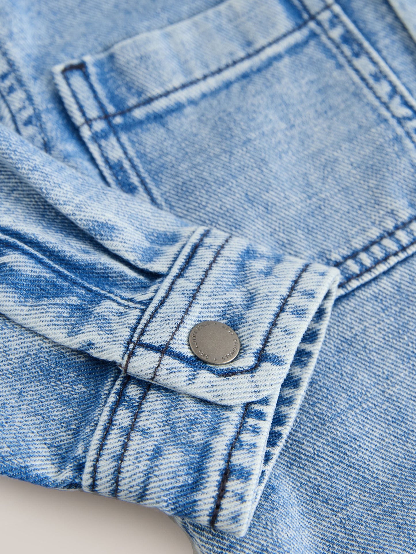 Dsiney Kidz - Mid Blue Denim Hooded Overshirt (3mths-7yrs) image 8