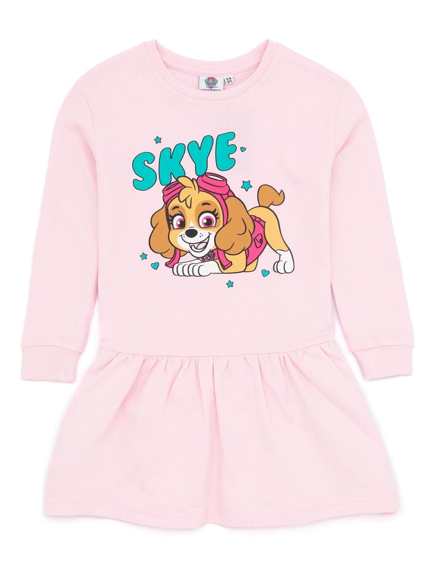 Vanilla Underground Pink 100% Cotton Paw Patrol Girls Dress and Leggings Set image 4