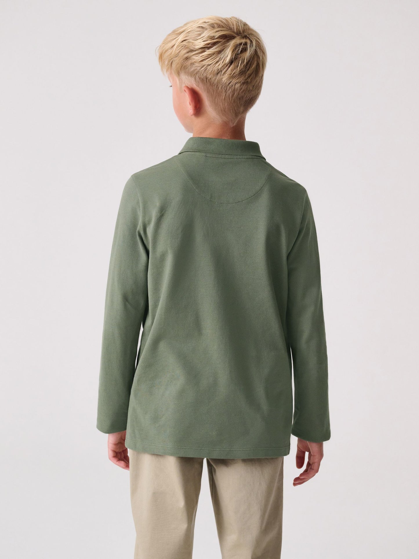 Dsiney Kidz - Paul Smith Junior Boys Long Sleeve Zebra Print Polo Shirt image 4